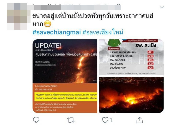 ไฟป่าเชียงใหม่ ไฟป่าเชียงใหม่