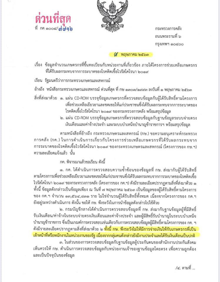 เยียวยาเกษตรกร เยียวยาเกษตรกร