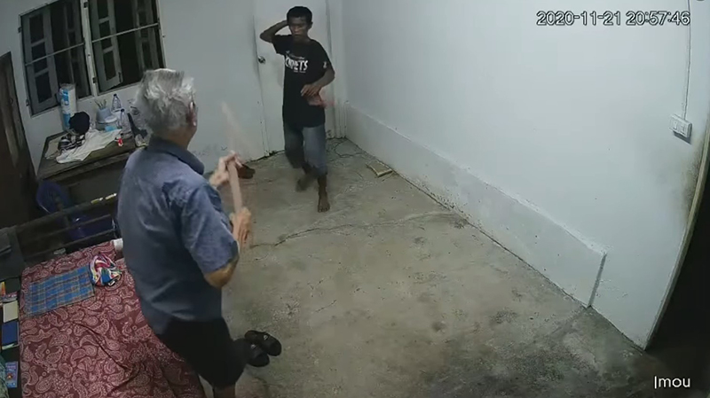 โจรปล้นบ้าน ทำร้ายคนแก่ โจรปล้นบ้าน ทำร้ายคนแก่