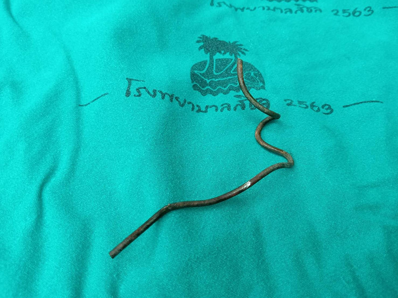 เหล็กเสียบขาคนตัดหญ้า เหล็กเสียบขาคนตัดหญ้า