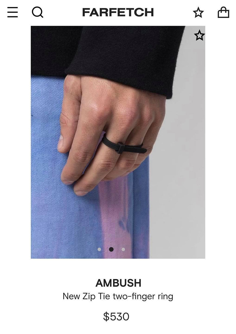 เครื่องประดับ แบรนด์ AMBUSH เครื่องประดับ แบรนด์ AMBUSH
