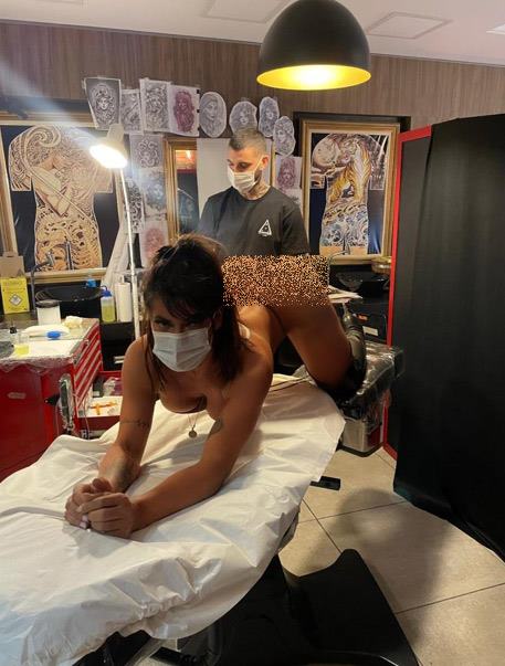 มิสบัมบัม 2019 สักรูปเมสซี่ที่รูก้น มิสบัมบัม 2019 สักรูปเมสซี่ที่รูก้น