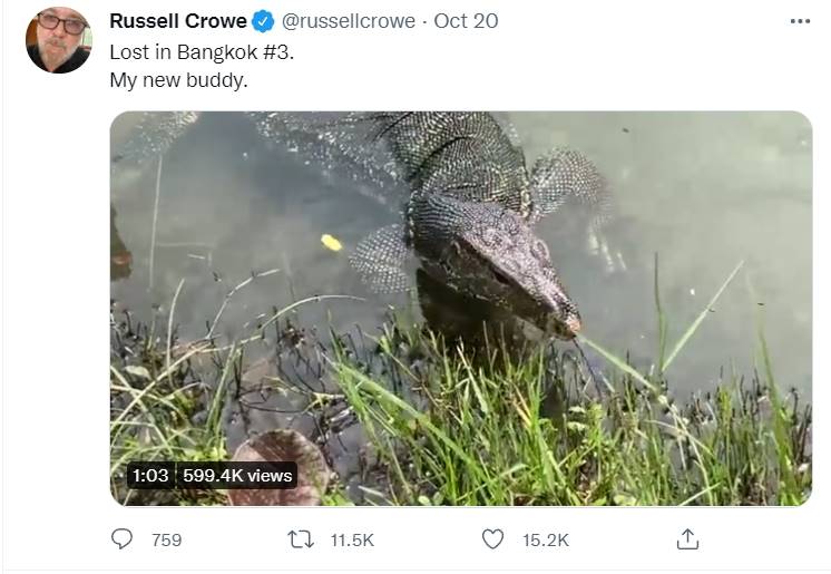 Russell Crowe เที่ยวไทย Russell Crowe เที่ยวไทย