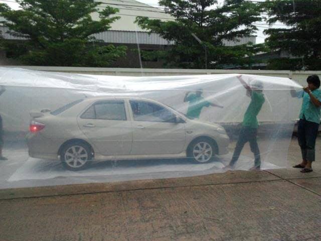 ถุงพลาสติกคลุมรถเชื้อราขึ้น ถุงพลาสติกคลุมรถเชื้อราขึ้น
