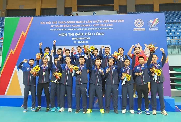 แบดมินตันชายไทย คว้าเหรียญทอง ซีเกมส์ 2021 แบดมินตันชายไทย คว้าเหรียญทอง ซีเกมส์ 2021