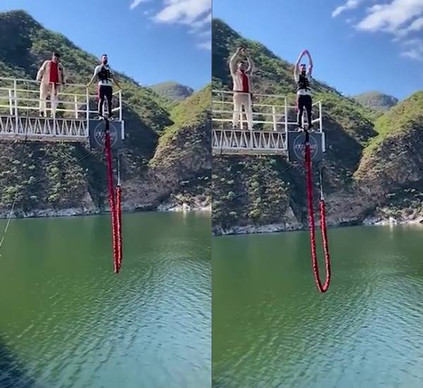 บันจี้จัมพ์เชือกหลุด บันจี้จัมพ์เชือกหลุด