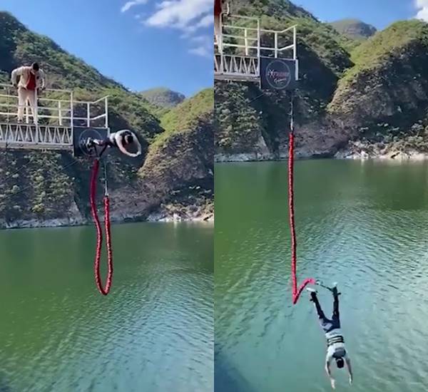 บันจี้จัมพ์เชือกหลุด บันจี้จัมพ์เชือกหลุด