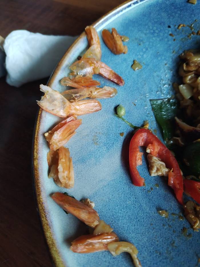 ผัดซีอิ๊วหางกุ้ง ผัดซีอิ๊วหางกุ้ง