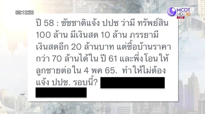 ชัชชาติ แจงปมบ้านที่ ซีแอตเทิล ชัชชาติ แจงปมบ้านที่ ซีแอตเทิล