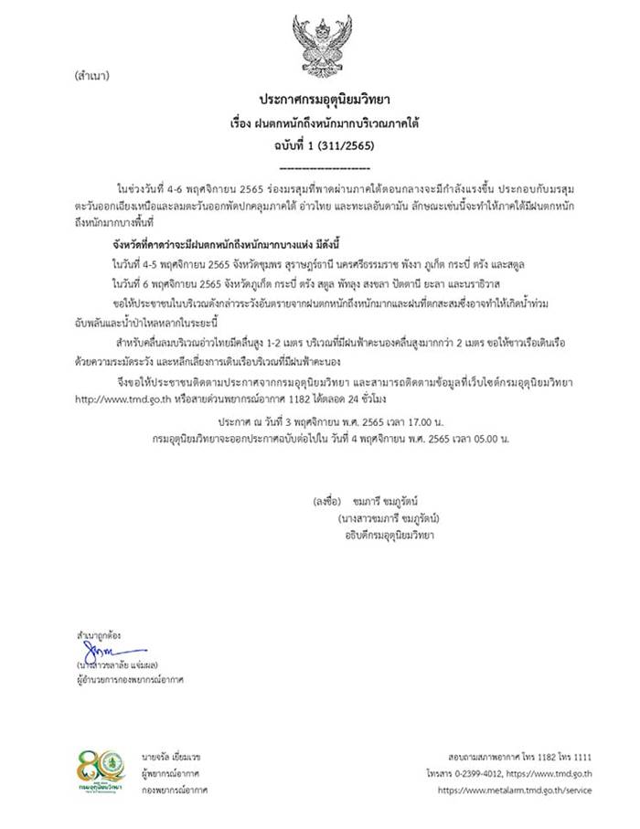 4-6 ก.ย. 65 ฝนตกหนัก 4-6 ก.ย. 65 ฝนตกหนัก