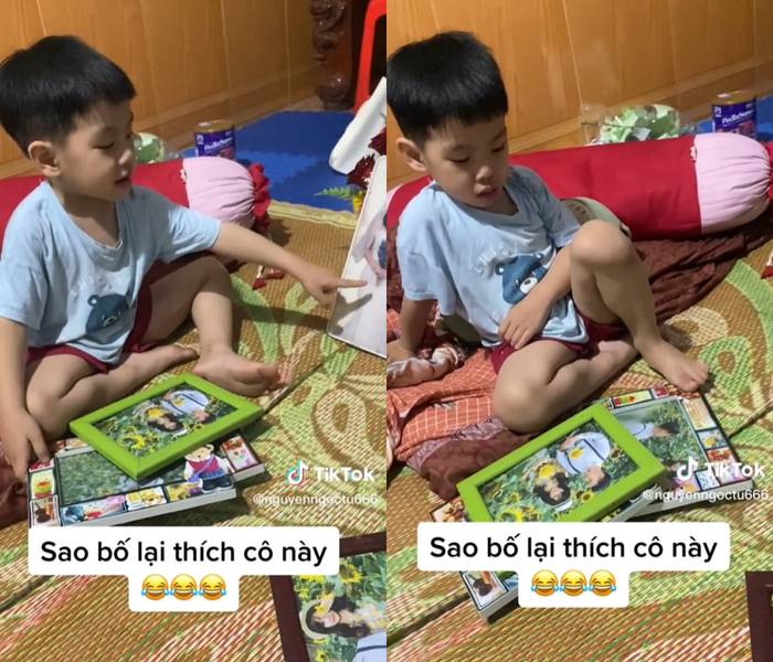 คลิปตลก พ่อให้ลูกดูรูปแต่งงาน บอกแม่ไม่สวย คลิปตลก พ่อให้ลูกดูรูปแต่งงาน บอกแม่ไม่สวย