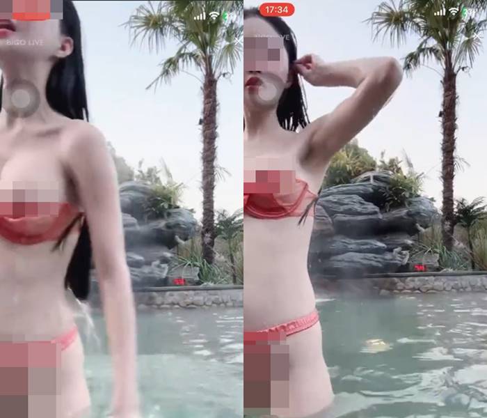 สาวไลฟ์เล่นน้ำพุร้อน ลุกยืนของลับกระแทกคนดู สาวไลฟ์เล่นน้ำพุร้อน ลุกยืนของลับกระแทกคนดู