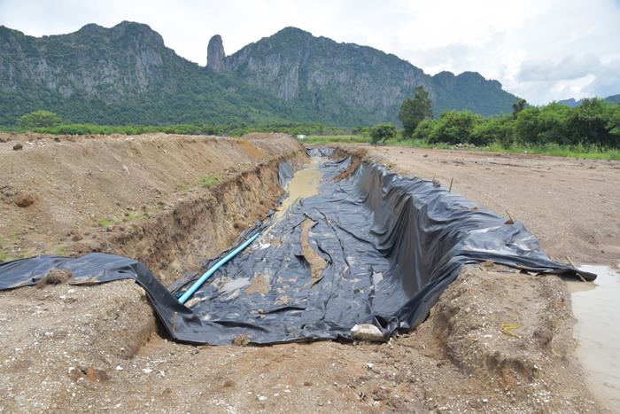 DSI ลงพื้นที่ตรวจสอบบ่อฝังกลบซากหมูเถื่อน DSI ลงพื้นที่ตรวจสอบบ่อฝังกลบซากหมูเถื่อน