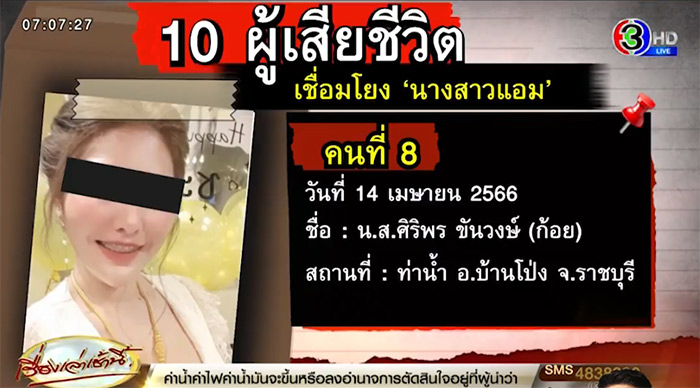 ไซยดาไนด์ คดี แอม ฆ่าก้อย ไซยดาไนด์ คดี แอม ฆ่าก้อย