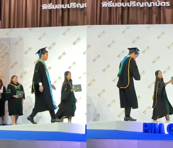 รับปริญญา เต้นท่า SWALLA รับปริญญา เต้นท่า SWALLA