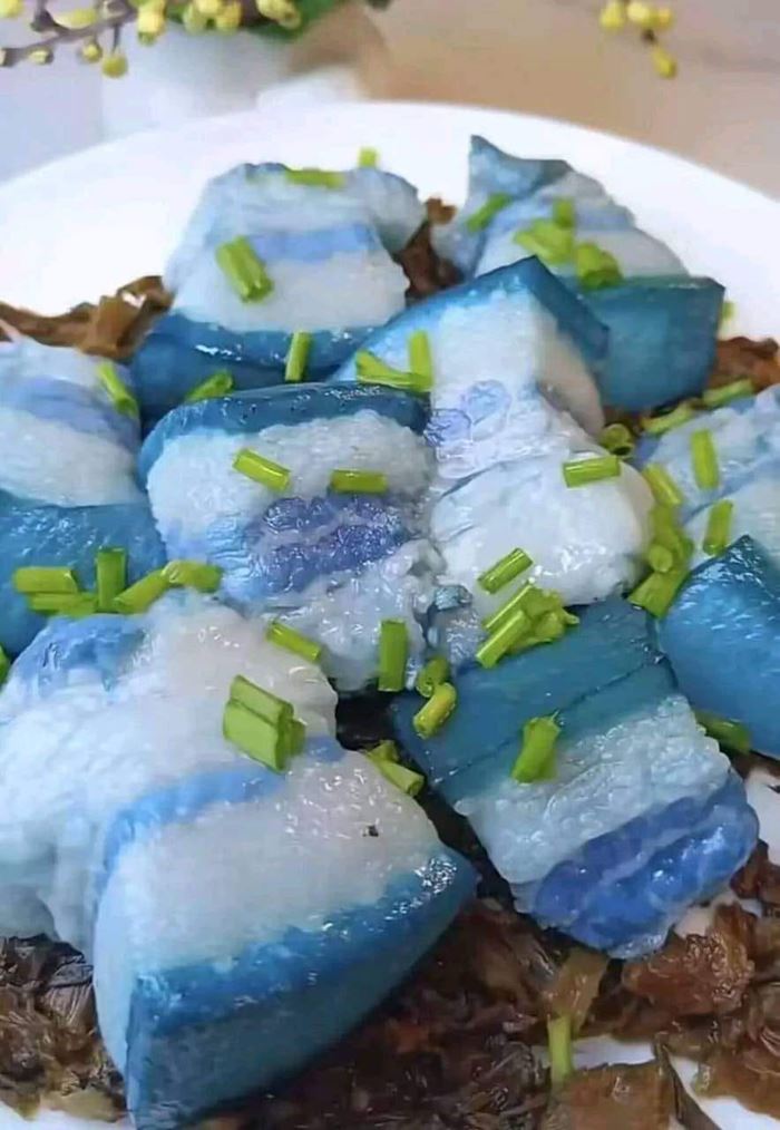 ต้มเนื้อดอกอัญชัญ ต้มเนื้อดอกอัญชัญ