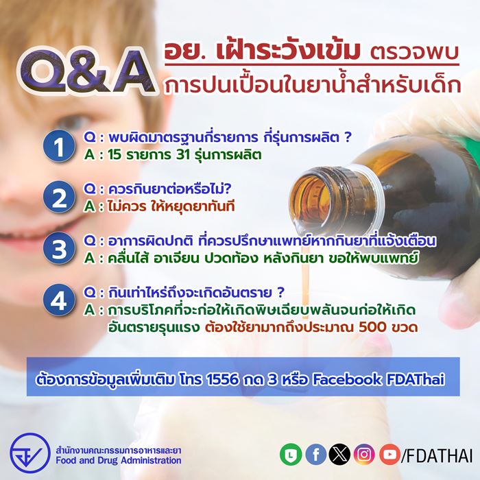 เรียกคืนยาน้ำเด็ก เรียกคืนยาน้ำเด็ก