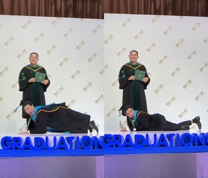 รับปริญญา เต้นท่า SWALLA รับปริญญา เต้นท่า SWALLA