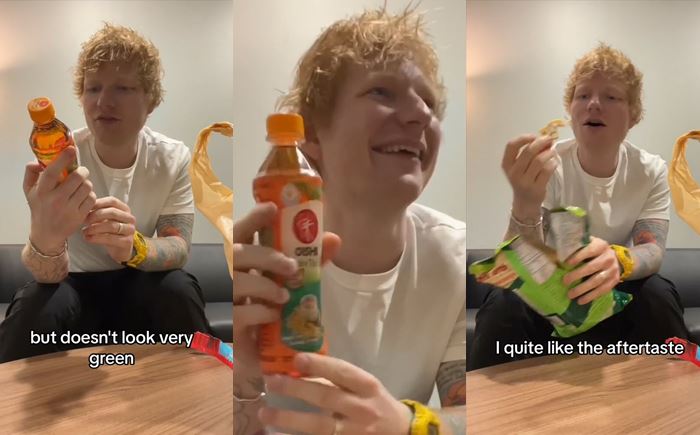 เอ็ด ชีแรน รีวิวกินขนมเมืองไทย เอ็ด ชีแรน รีวิวกินขนมเมืองไทย