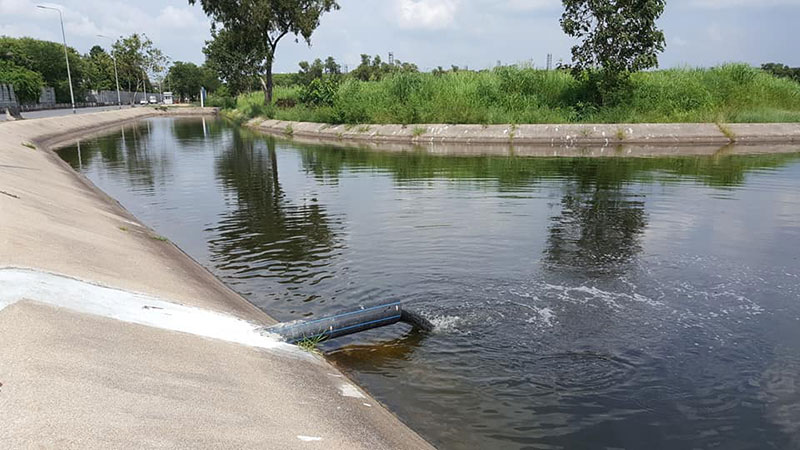 แฉทิ้งน้ำเสียลงทะเลสาบเมืองทอง แฉทิ้งน้ำเสียลงทะเลสาบเมืองทอง