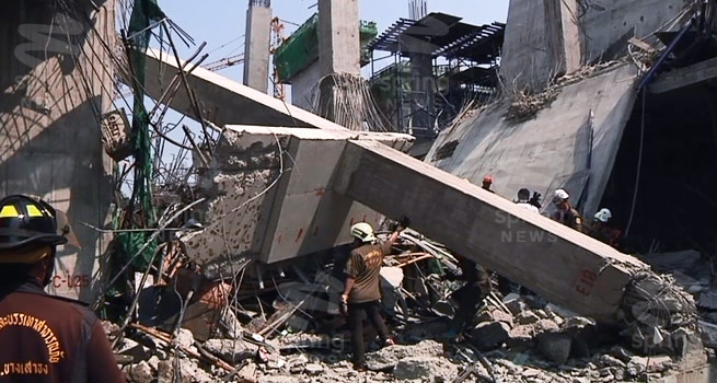 ปล่องลิฟต์ทรุดตัวภายในอาคารก่อสร้างของโรงพยาบาลรามาธิบดี ปล่องลิฟต์ทรุดตัวภายในอาคารก่อสร้างของโรงพยาบาลรามาธิบดี