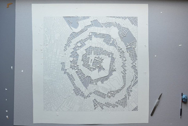 Paper cut แผนที่เมืองต่าง ๆ ทั่วโลก ละเอียดยิบถอด Google Maps Paper cut แผนที่เมืองต่าง ๆ ทั่วโลก ละเอียดยิบถอด Google Maps