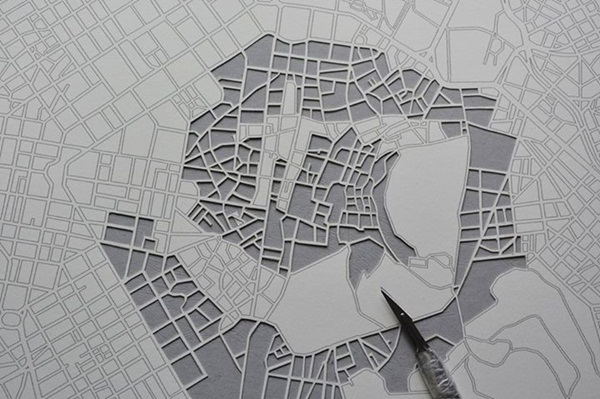 Paper cut แผนที่เมืองต่าง ๆ ทั่วโลก ละเอียดยิบถอด Google Maps Paper cut แผนที่เมืองต่าง ๆ ทั่วโลก ละเอียดยิบถอด Google Maps