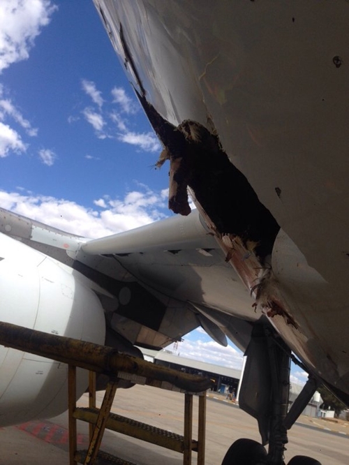 เครืองบินชนนก เครืองบินชนนก