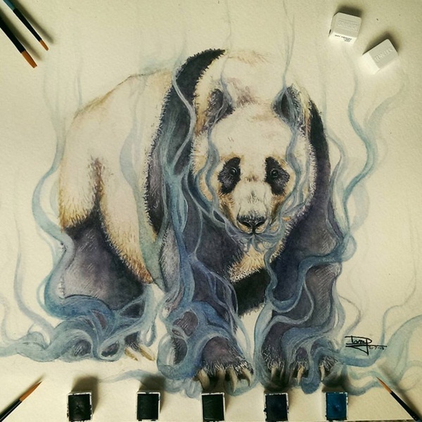 ภาพวาดสีน้ำสวยเป๊ะทุกรายละเอียด จากฝีมือศิลปินวัยเพียง 17 ปี ภาพวาดสีน้ำสวยเป๊ะทุกรายละเอียด จากฝีมือศิลปินวัยเพียง 17 ปี