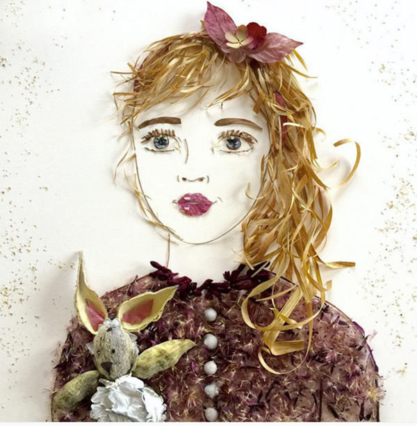 งานศิลปะจากดอกไม้ งานศิลปะจากดอกไม้