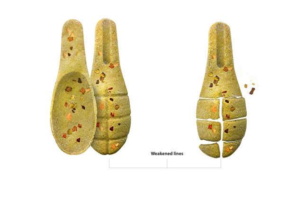 ช้อนกินได้ใช้แทนพลาสติก ช่วยลดโลกร้อน