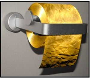 ออสเตรเลียผลิตกระดาษทิชชูทองคำ 22 กะรัต ม้วนละ 43 ล้าน ออสเตรเลียผลิตกระดาษทิชชูทองคำ 22 กะรัต ม้วนละ 43 ล้าน