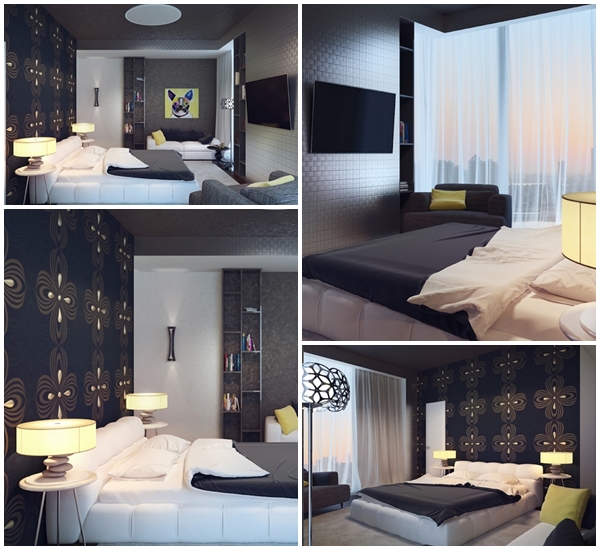 ห้องนอนโมเดิร์นเรโทร สำหรับคนมีสไตล์