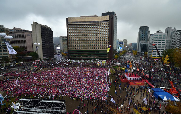 ประท้วงเกาหลีใต้ ประท้วงเกาหลีใต้
