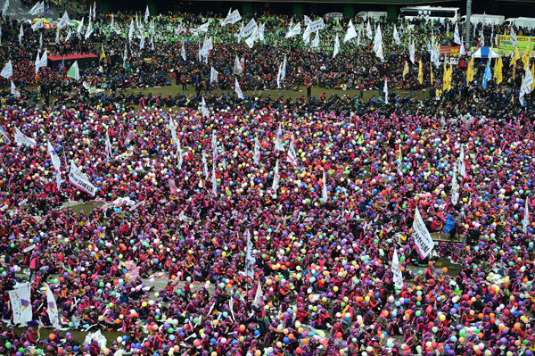 ประท้วงเกาหลีใต้ ประท้วงเกาหลีใต้