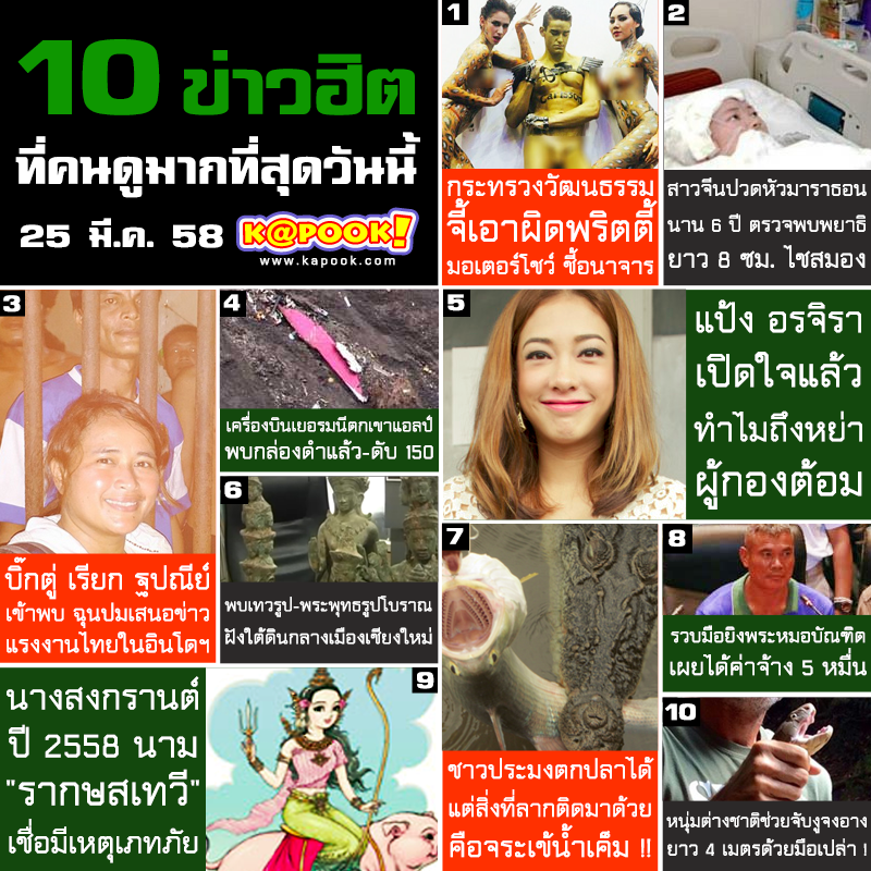 10 ข่าวฮิต 10 ข่าวฮิต