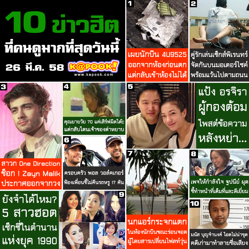 10 ข่าวฮิต 10 ข่าวฮิต