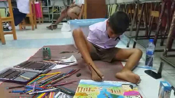 น้องทาม หนูน้อยพิการแขนใจสู้ น้องทาม หนูน้อยพิการแขนใจสู้