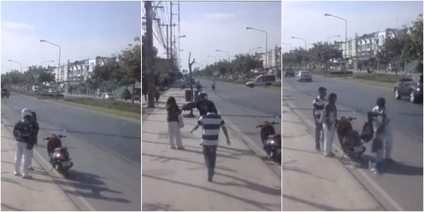 โซเชียลชื่นชมหนุ่มใจหล่อ เข้าช่วยผู้หญิงถูกแฟนทำร้าย โซเชียลชื่นชมหนุ่มใจหล่อ เข้าช่วยผู้หญิงถูกแฟนทำร้าย