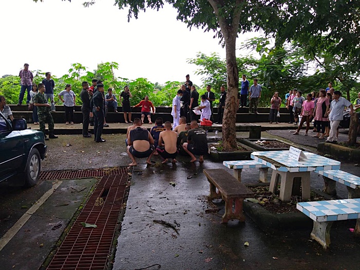 ฝึกซ้อมการแข่งขันเรือพ่าย ฝึกซ้อมการแข่งขันเรือพ่าย