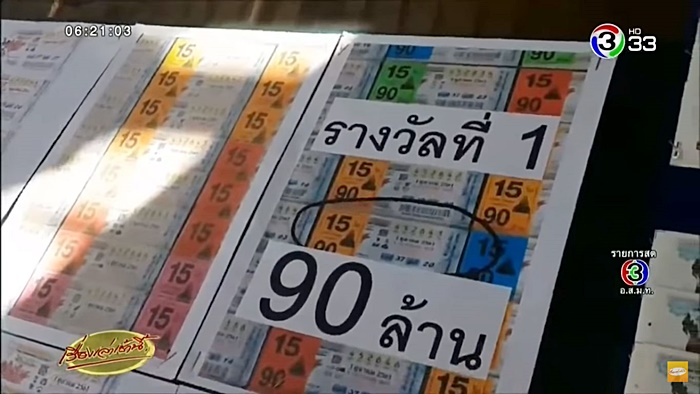 ถูกรางวัลที่ 1 ถูกรางวัลที่ 1