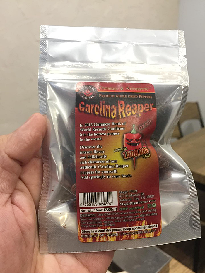 พริก แคโรไลน่า รีปเปอร์ พริก แคโรไลน่า รีปเปอร์