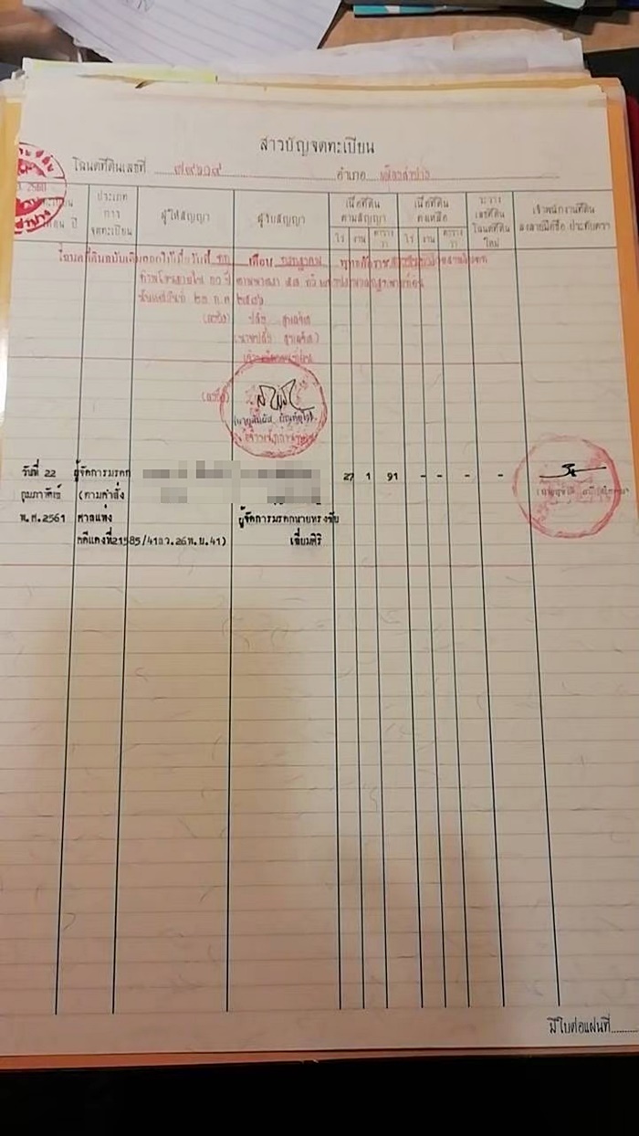 โฉนดที่ดิน โฉนดที่ดิน