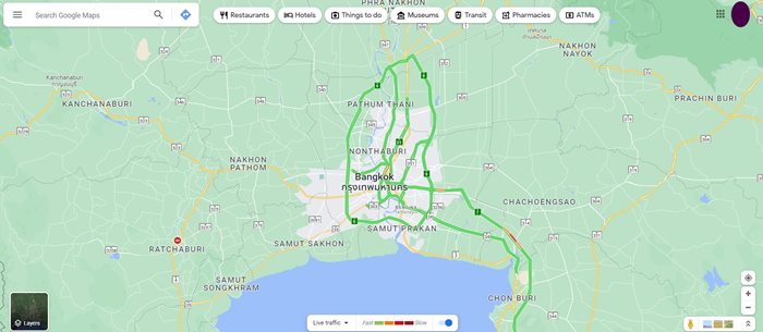 ปรากฏการณ์เส้นทางสีเขียว ใน กทม. ปรากฏการณ์เส้นทางสีเขียว ใน กทม.