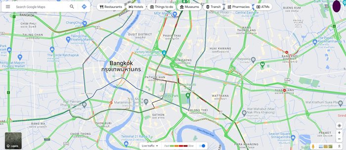 ปรากฏการณ์เส้นทางสีเขียว ใน กทม. ปรากฏการณ์เส้นทางสีเขียว ใน กทม.