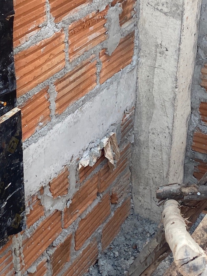 เจอปูนในผนังแบบนี้ เตรียมกุมขมับ เจอปูนในผนังแบบนี้ เตรียมกุมขมับ