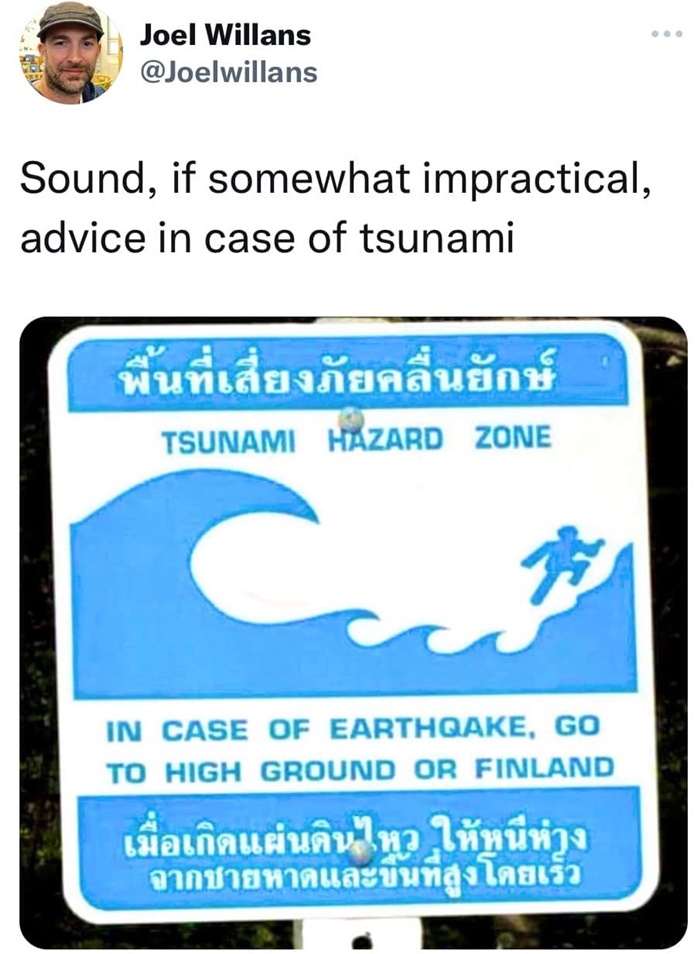 ป้ายเตือนสึนามิในไทย ป้ายเตือนสึนามิในไทย