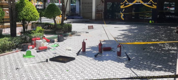 ถังดับเพลิงระเบิด ถังดับเพลิงระเบิด