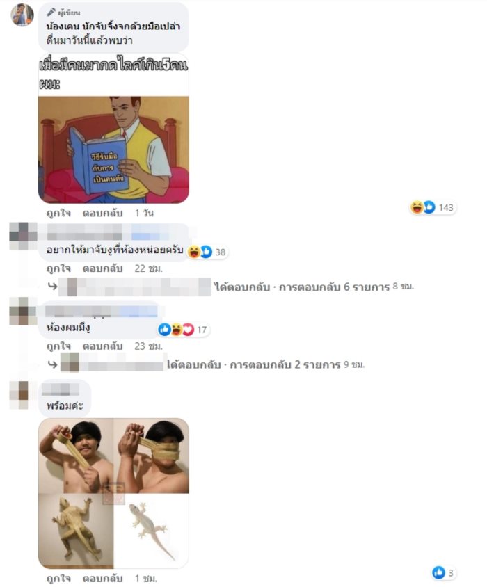 เห็นแล้วอยากเปิดฟาร์มจิ้งจกที่บ้าน เห็นแล้วอยากเปิดฟาร์มจิ้งจกที่บ้าน