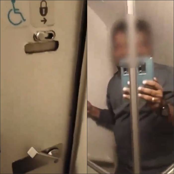 ติดในห้องน้ำเครื่องบิน ติดในห้องน้ำเครื่องบิน